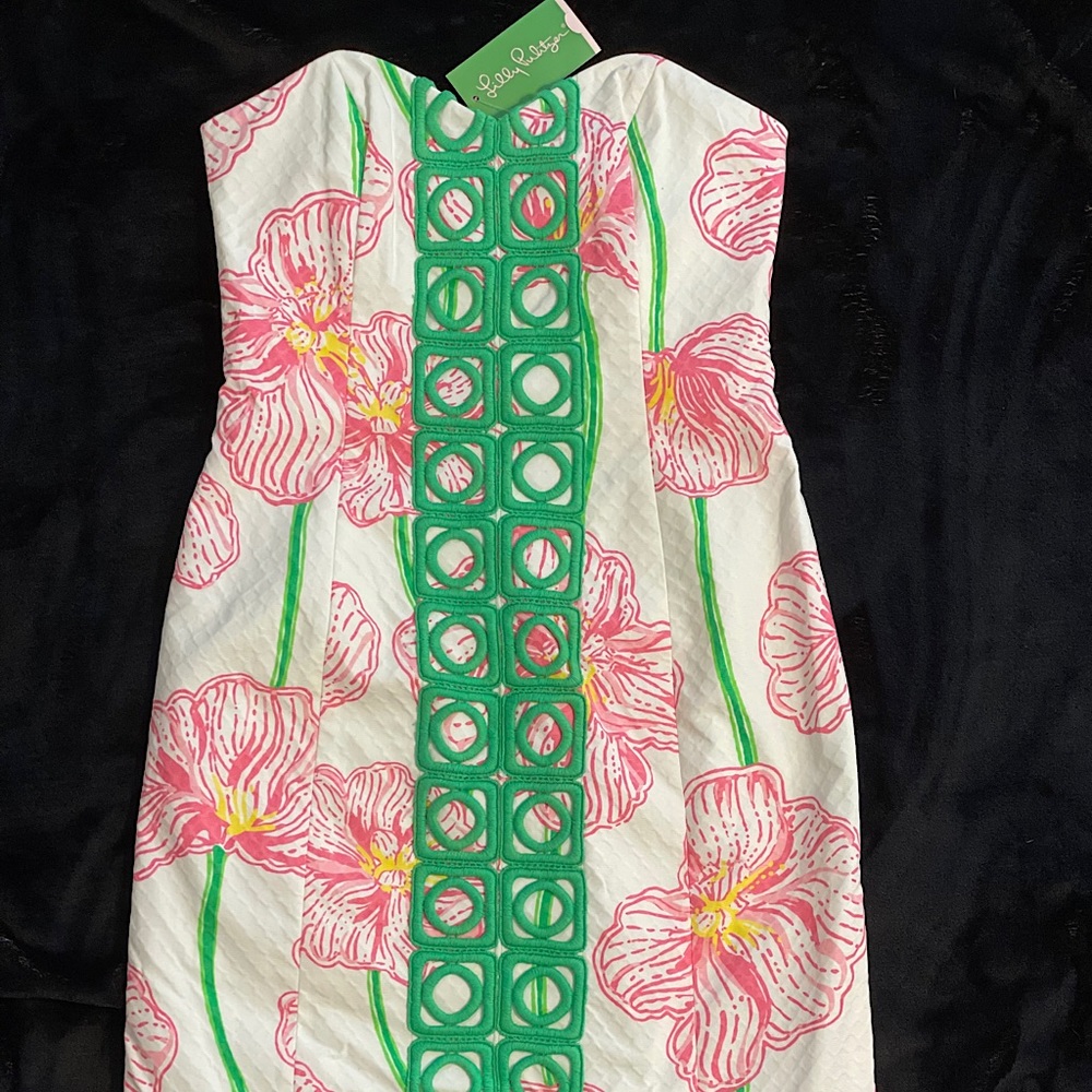 Lilly Pulitzer Strapless Angela Dress-NWT